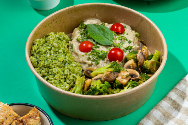 Tuscan Paneer With Spinach Rice